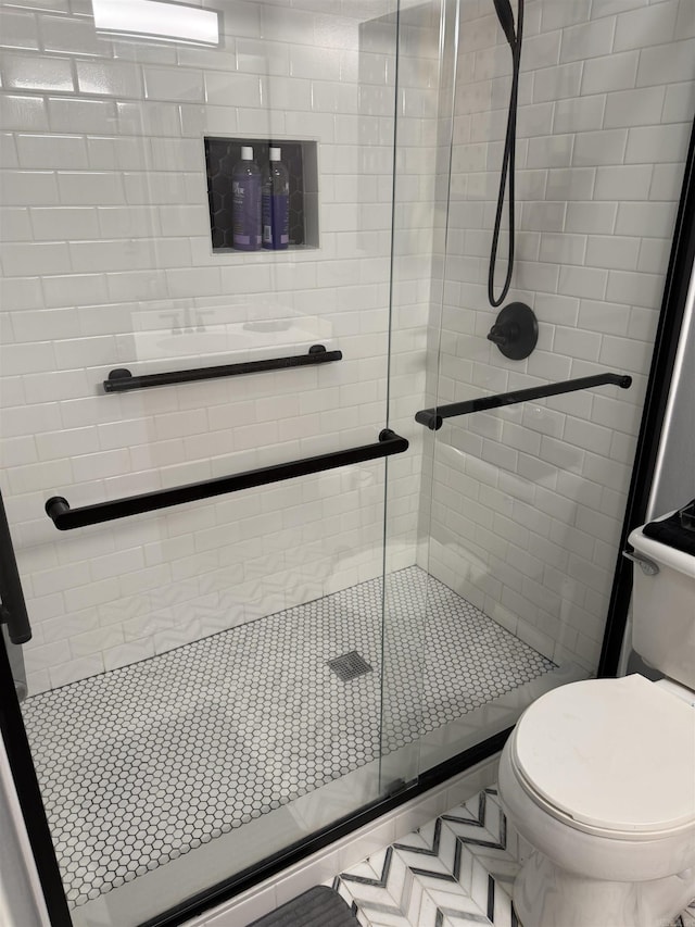 605 Shani Dr, Beebe, AR 72012 - full bath with a stall shower and toilet