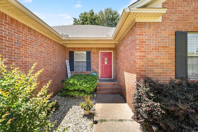 2806 Sundance Cir, Benton, AR 72015 - property entrance featuring brick siding and roof with shingles