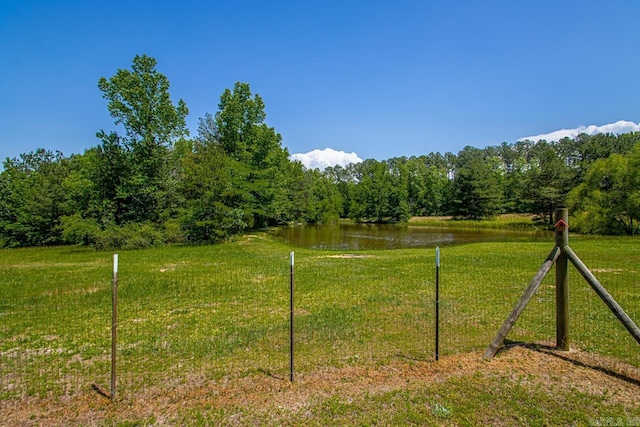 6221 Bray Dr, Benton, AR 72019 - view of yard with a water view