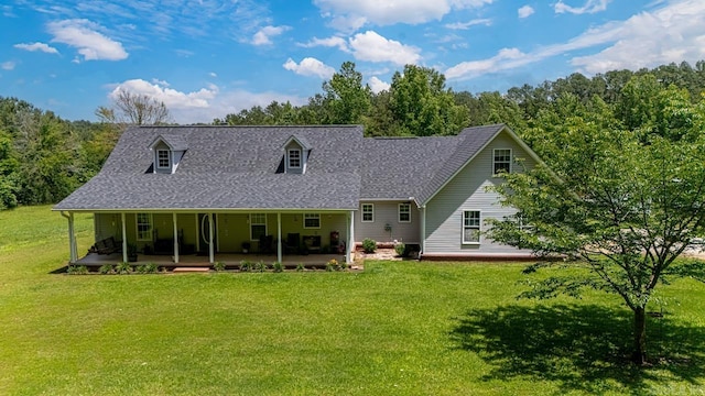 6221 Bray Dr, Benton, AR 72019 - view of front of home with a front lawn and a shingled roof