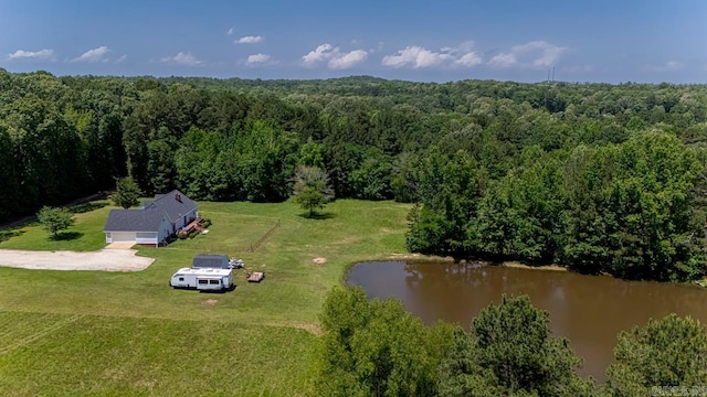 6221 Bray Dr, Benton, AR 72019 - view of subject property with a forest and a large body of water