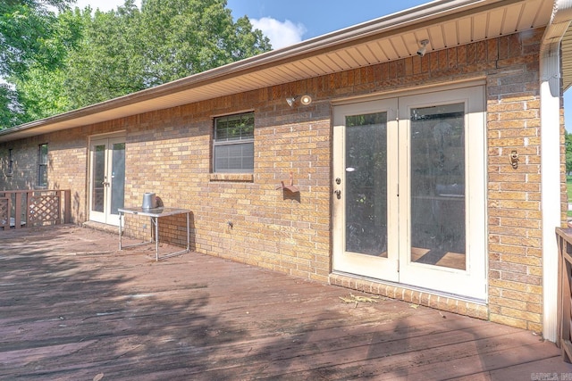 812 Glendale St, Jonesboro, AR 72401 - deck with french doors