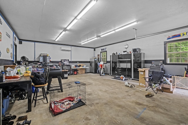 108 Chimney Rock Rd, Beebe, AR 72012 - garage with a wall unit AC