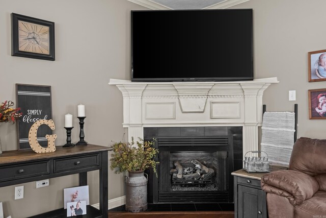 108 Chimney Rock Rd, Beebe, AR 72012 - living area with a fireplace