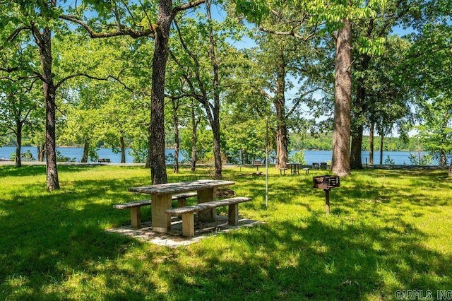 90 Silver Point Dr, Mount Ida, AR 71957 - surrounding community featuring a yard and a water view
