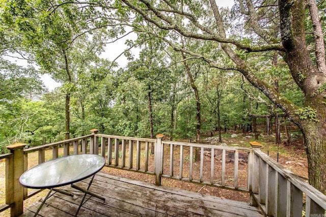 21221 Unicorn Ln, Roland, AR 72135 - view of deck