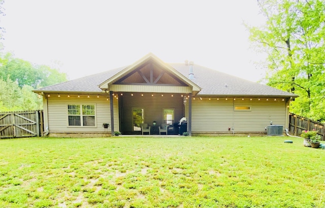 3008 Lilly Ln, Benton, AR 72019 - back of house featuring central AC unit