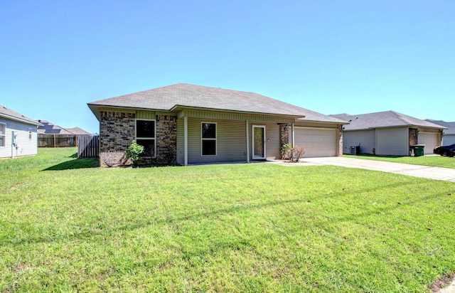 9808 Lanehart Rd, Little Rock, AR 72204 - ranch-style home with driveway, an attached garage, and roof with shingles