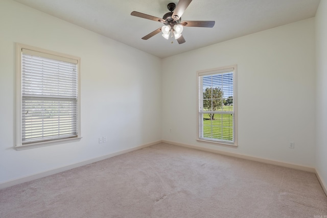 6 Donnie Cv, Greenbrier, AR 72058 - carpeted spare room featuring ceiling fan and baseboards