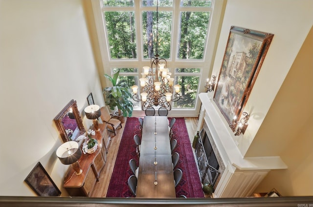 4 Dressage Ct, Little Rock, AR 72223 - living room featuring a chandelier and healthy amount of natural light