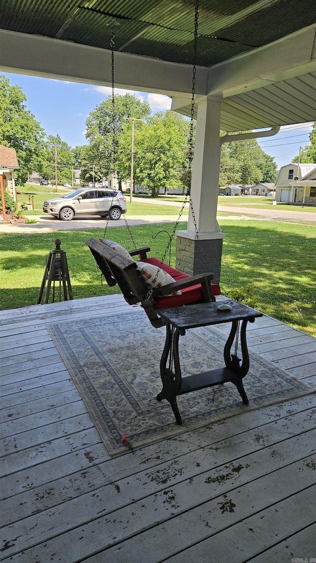 620 W 3rd St, Rector, AR 72461 - porch featuring a lawn