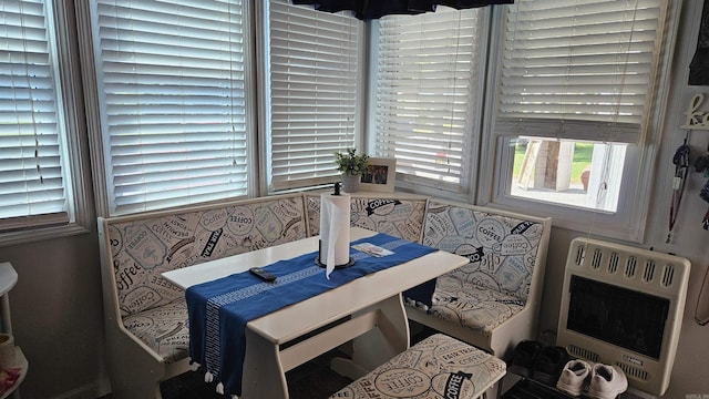 620 W 3rd St, Rector, AR 72461 - dining room with heating unit and healthy amount of natural light