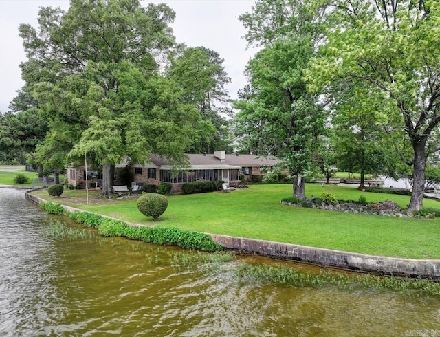 190 Woodlore Pt, Hot Springs, AR 71913 - dock with a water view and a lawn