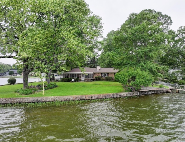 190 Woodlore Pt, Hot Springs, AR 71913 - dock with a water view and a lawn