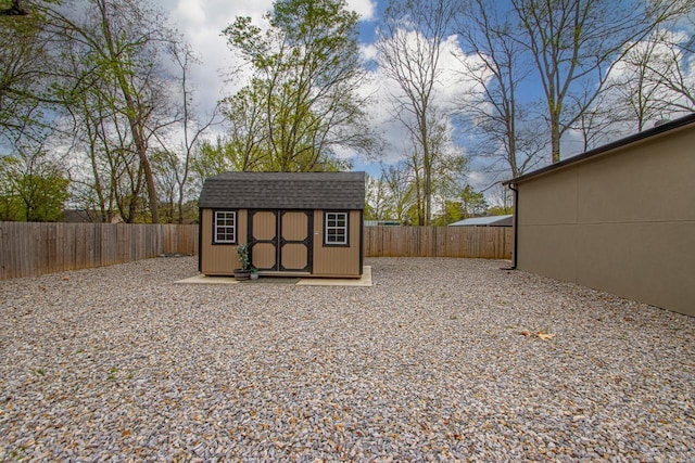 6020 Centark Ct, Alexander, AR 72002 - view of shed with a fenced backyard