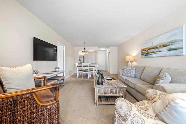 740 Weston Rd Unit 309-B, Hot Springs, AR 71913 - living area with carpet floors, baseboards, and a ceiling fan