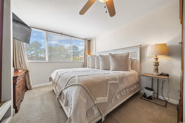 740 Weston Rd Unit 309-B, Hot Springs, AR 71913 - bedroom featuring light carpet, baseboards, and ceiling fan