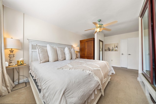 740 Weston Rd Unit 309-B, Hot Springs, AR 71913 - carpeted bedroom featuring a ceiling fan