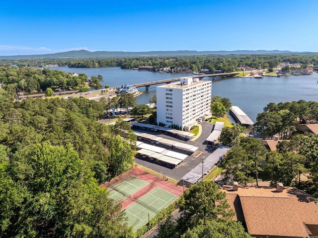 740 Weston Rd Unit 309-B, Hot Springs, AR 71913 - aerial view of a water and mountain view