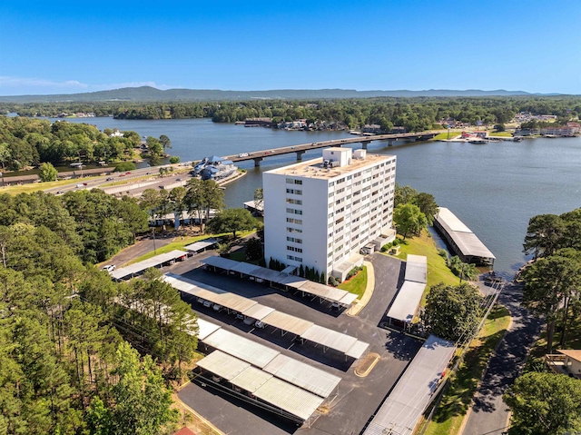 740 Weston Rd Unit 309-B, Hot Springs, AR 71913 - aerial view of a water and mountain view