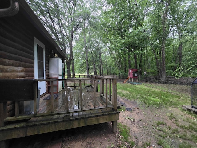 249 Mud Cat Rd, Heber Springs, AR 72543 - view of wooden deck