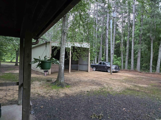 249 Mud Cat Rd, Heber Springs, AR 72543 - view of yard with a wooded view