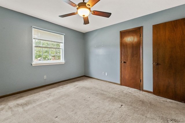 104 Heatherbrae Ct, Sherwood, AR 72120 - unfurnished bedroom featuring carpet floors, baseboards, and a ceiling fan
