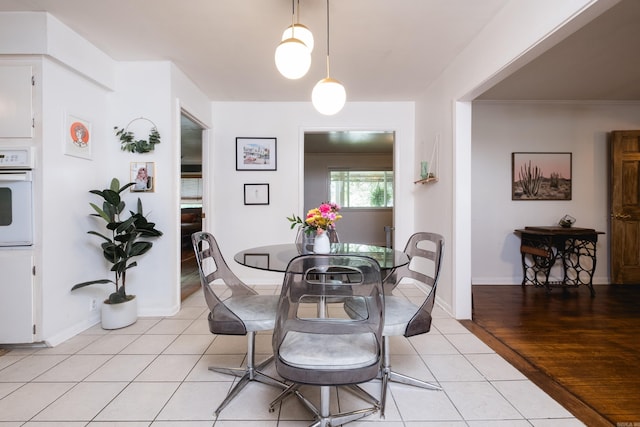 4500 Glenmere Rd, North Little Rock, AR 72116 - dining space featuring light tile patterned floors and baseboards