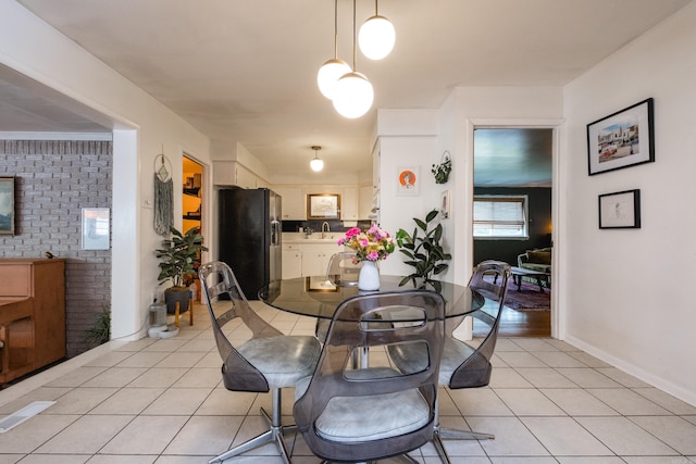 4500 Glenmere Rd, North Little Rock, AR 72116 - dining room with light tile patterned floors