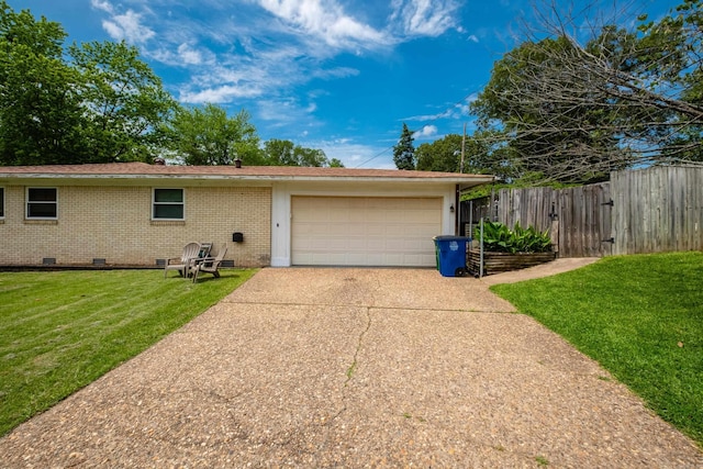 4500 Glenmere Rd, North Little Rock, AR 72116 - view of property exterior with crawl space, brick siding, and concrete driveway
