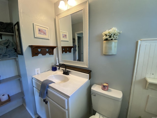 16 Mockingbird Ln, Story, AR 71970 - half bathroom featuring vanity and toilet