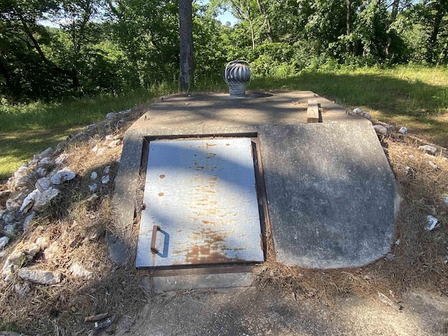 16 Mockingbird Ln, Story, AR 71970 - entry to storm shelter