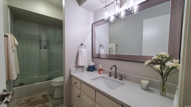 24 Fairway Woods Cir, Maumelle, AR 72113 - full bath with vanity, toilet, and combined bath / shower with glass door