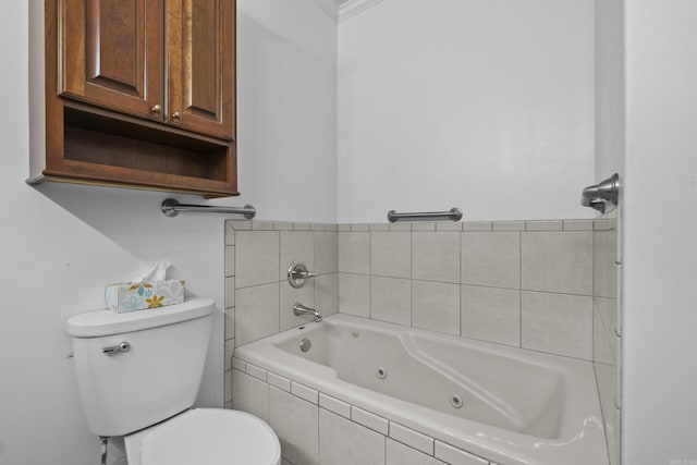 645 Drye Rd, Biscoe, AR 72017 - full bath with toilet and a jetted tub