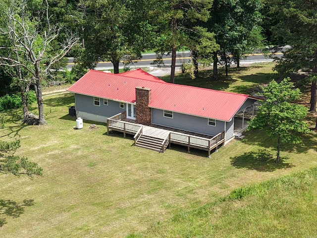 2174 N Main St, Melbourne, AR 72556 - view from above of property
