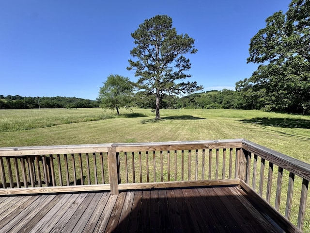 2174 N Main St, Melbourne, AR 72556 - wooden terrace with a yard