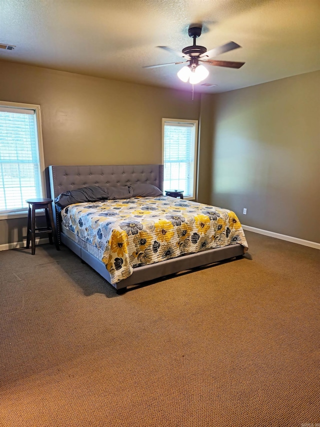 2000 Boundary Oaks Dr, Jonesboro, AR 72404 - bedroom with carpet flooring, baseboards, and ceiling fan