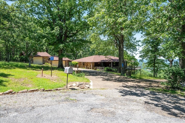 265 Zebulin Dr, Heber Springs, AR 72543 - view of front facade featuring a front yard