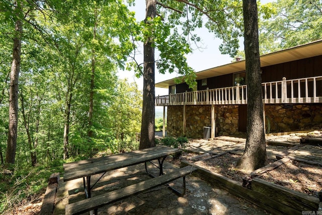 265 Zebulin Dr, Heber Springs, AR 72543 - view of yard featuring a patio