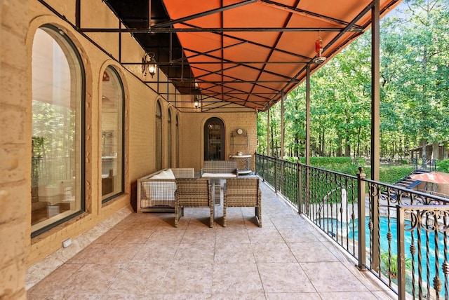 31 Cravache Ct, Little Rock, AR 72223 - view of patio featuring a balcony