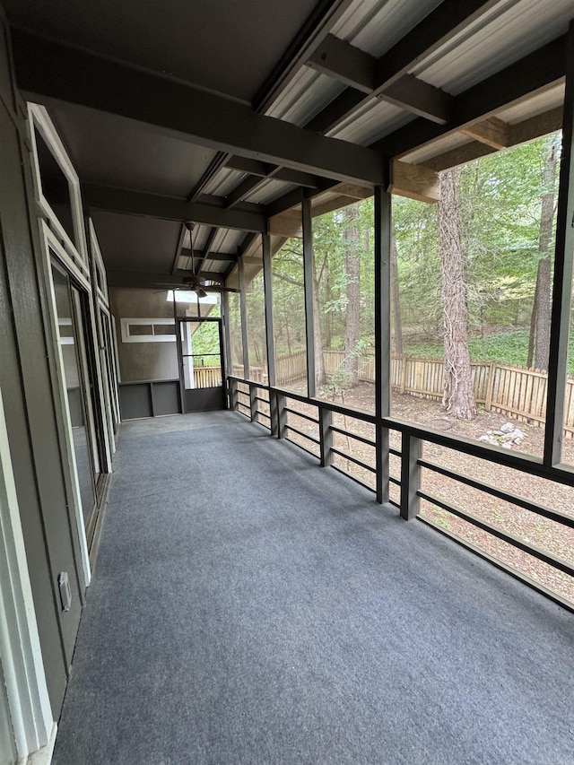 view of horse barn
