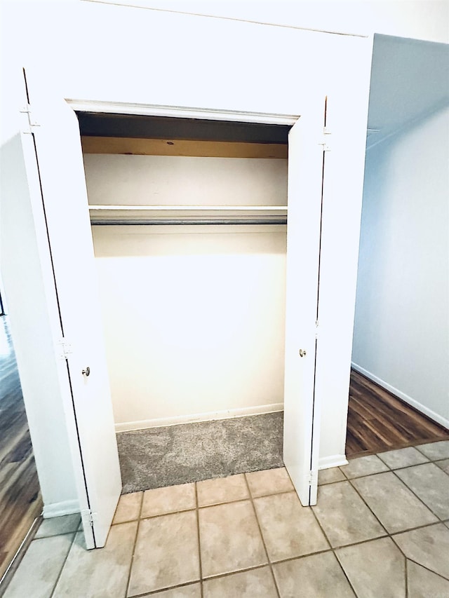 view of closet