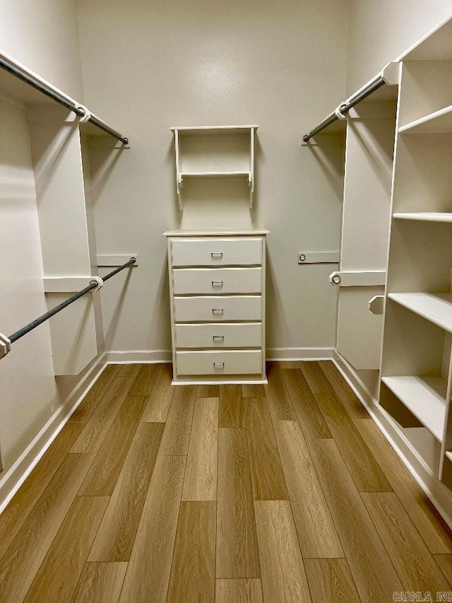 10 Calumet Rd, Little Rock, AR 72223 - spacious closet featuring wood finished floors