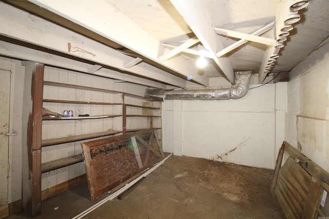 605 School St, Sheridan, AR 72150 - view of unfinished basement