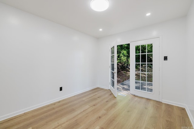 41 Brookridge Dr, Little Rock, AR 72205 - empty room with light wood-style flooring, baseboards, and recessed lighting