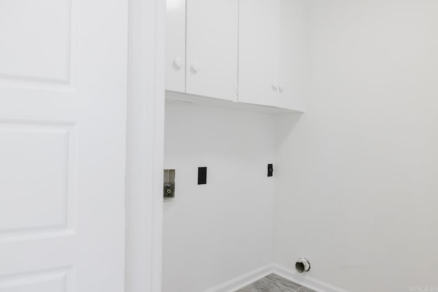 41 Brookridge Dr, Little Rock, AR 72205 - laundry room with cabinet space, baseboards, and hookup for an electric dryer