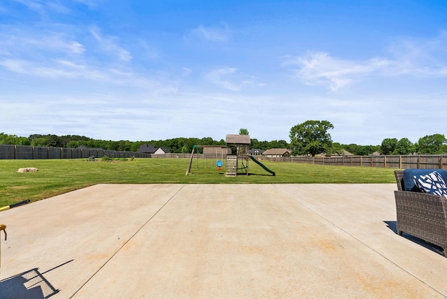 170 Irene Cir, Greenbrier, AR 72058 - view of patio / terrace with a playground