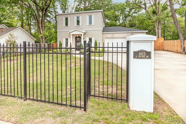 1615 N Garland Ave, Fayetteville, AR 72703 - view of front of house with an attached garage and a shingled roof