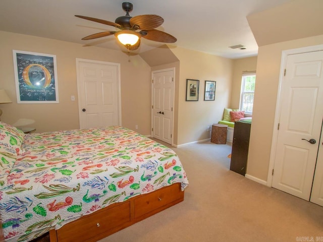 1 Witness Tree Ln, Paron, AR 72122 - bedroom with light carpet, baseboards, and a ceiling fan