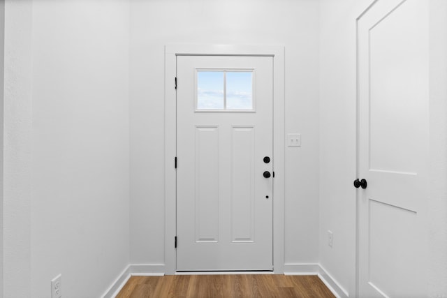 81 Lewis Loop, Greenbrier, AR 72058 - foyer with baseboards and wood finished floors